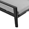 Armen Living Grand Outdoor Patio Adjustable Chaise Lounge Chair in Aluminum with Gray Cushions 840254332713 - alternate 3